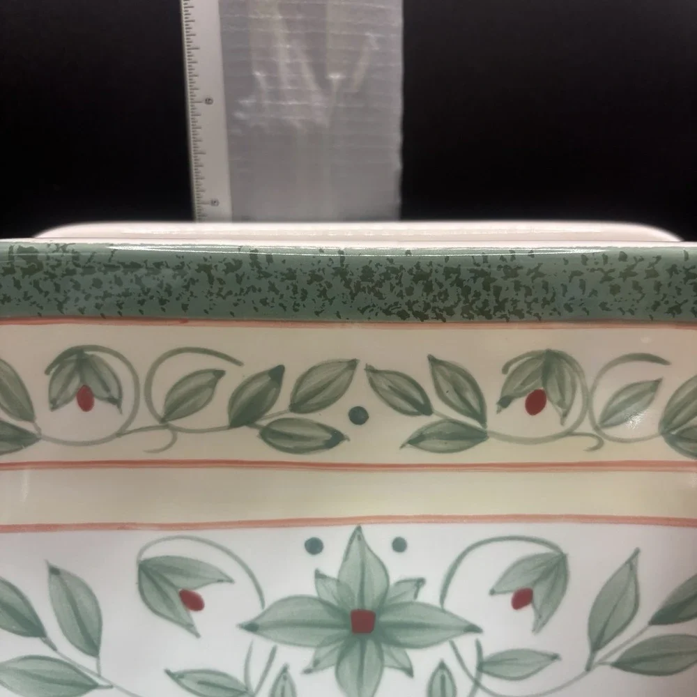 Pfaltzgraff Napkin Holder French Quarter Ceramic EUC